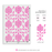 Pomegranate Pattern Wall Stencil