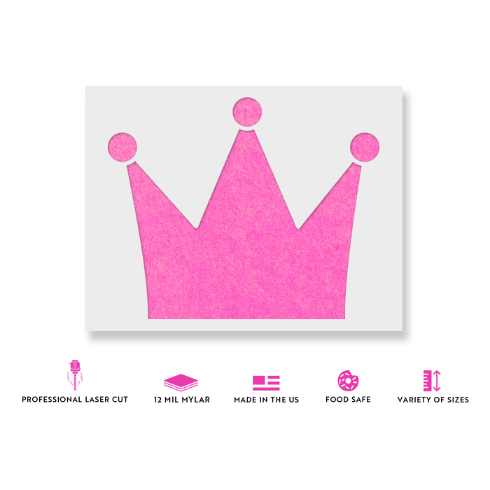 Princess Crown Stencil