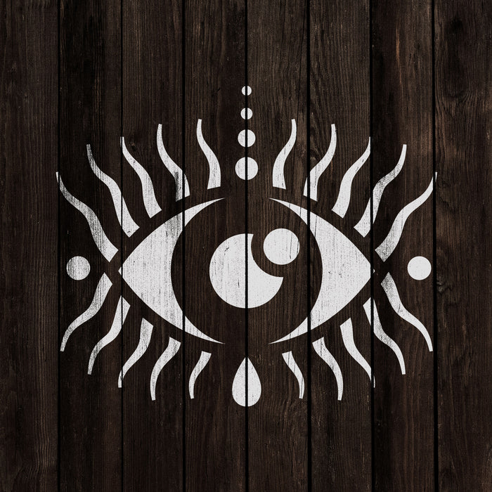 Puipuiga Evil Eye Stencil