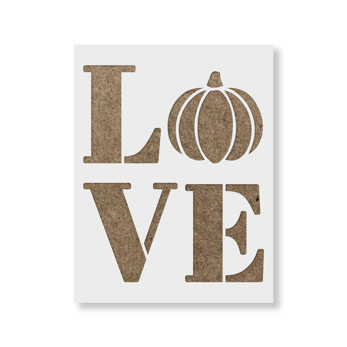 Pumpkin Love Stencil