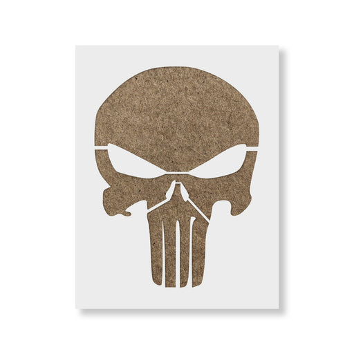 Punisher Skull Stencil