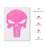 Punisher Skull Stencil