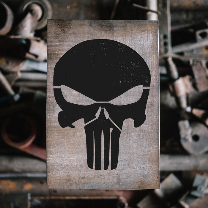 Punisher Skull Stencil