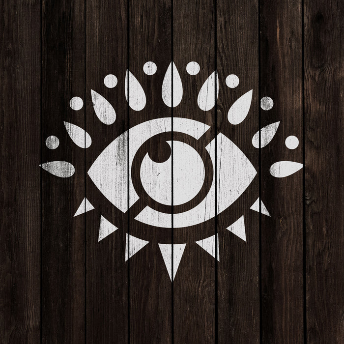 Ramybe Evil Eye Stencil