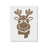 Reindeer Face Stencil