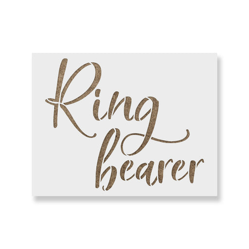 Ring Bearer Stencil