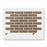 Running Bond Brick Pattern Wall Stencil