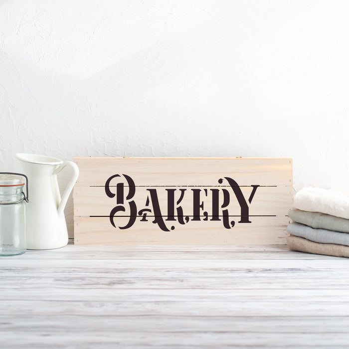 Rustic Bakery Stencil