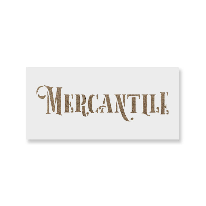 Rustic Mercantile Stencil