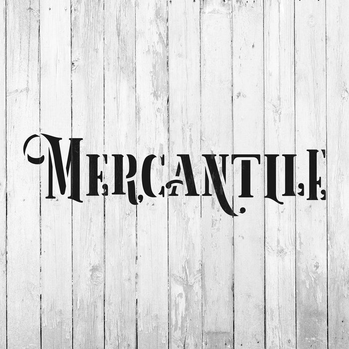 Rustic Mercantile Stencil