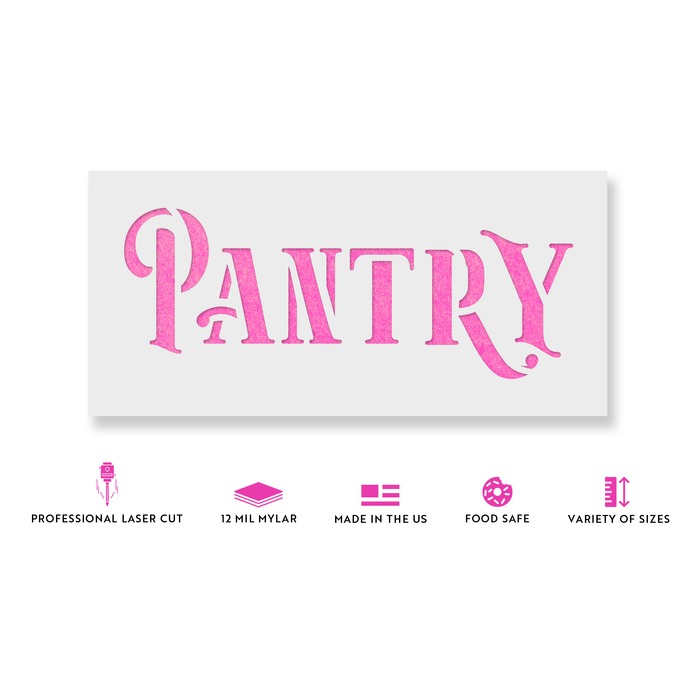 Rustic Pantry Stencil