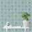 Scandinavian Astra Pattern Wall Stencil