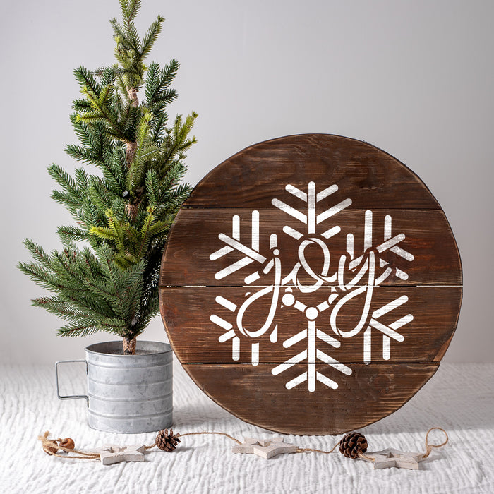 Scandinavian Joy Snowflake Stencil