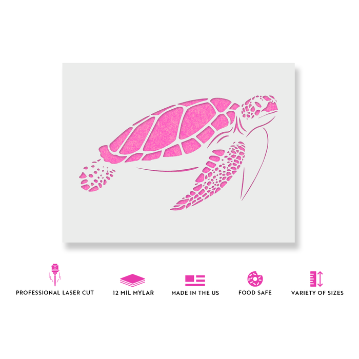 Sea Turtle Stencil