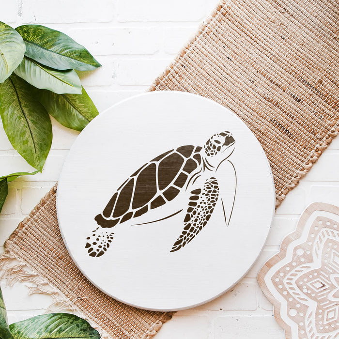 Sea Turtle Stencil