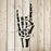 Skeleton Hand Protection Stencil