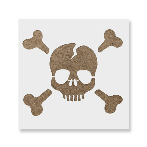 Skull and Crossbones Stencil