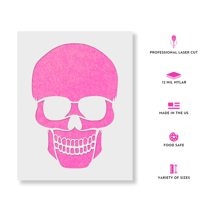 Skull Halloween Stencil