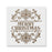 Snowflake Merry Christmas Wall Sign Stencil