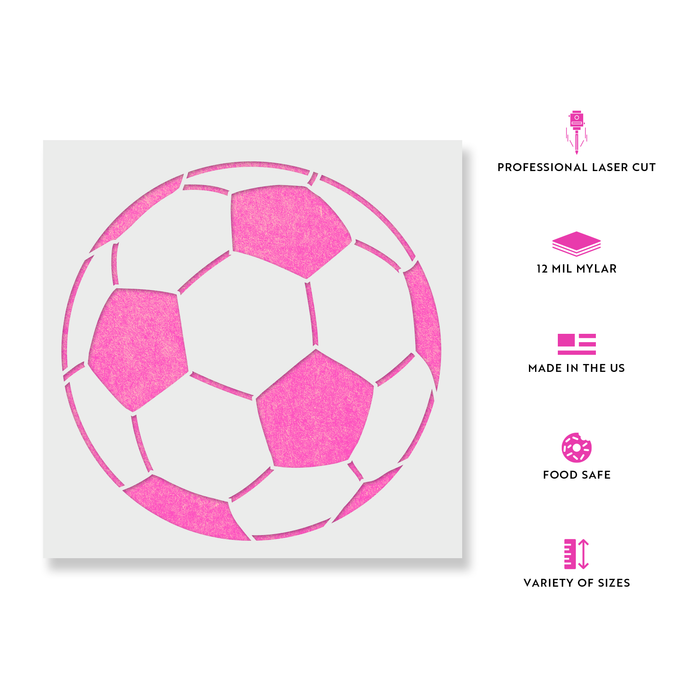 Soccer Ball Stencil