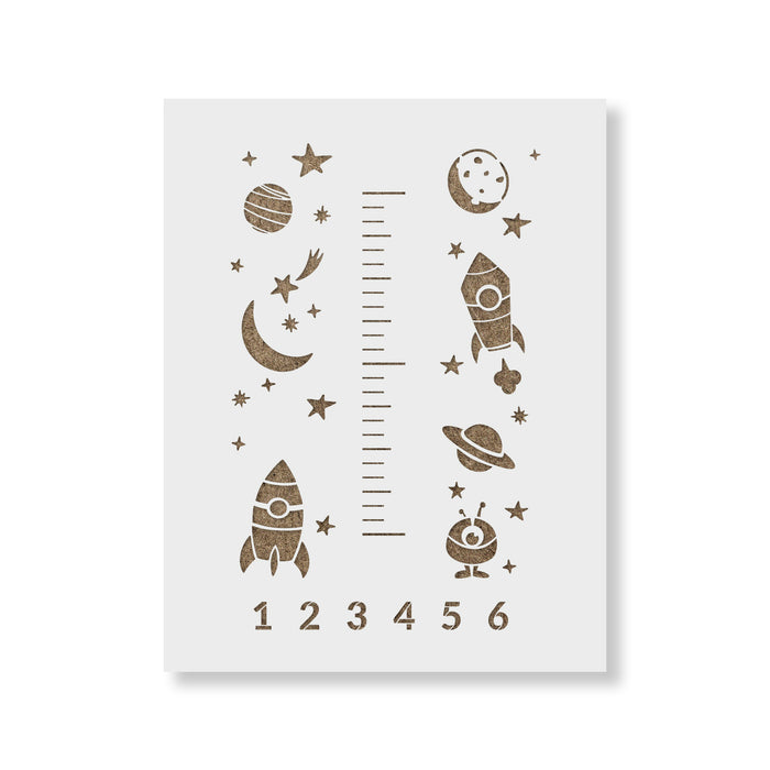 Space Growth Chart Stencil