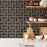 Spanish Bond Brick Pattern Wall Stencil