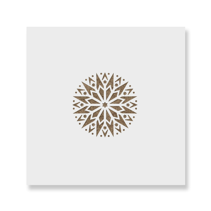 Star Christmas Ornament Stencil