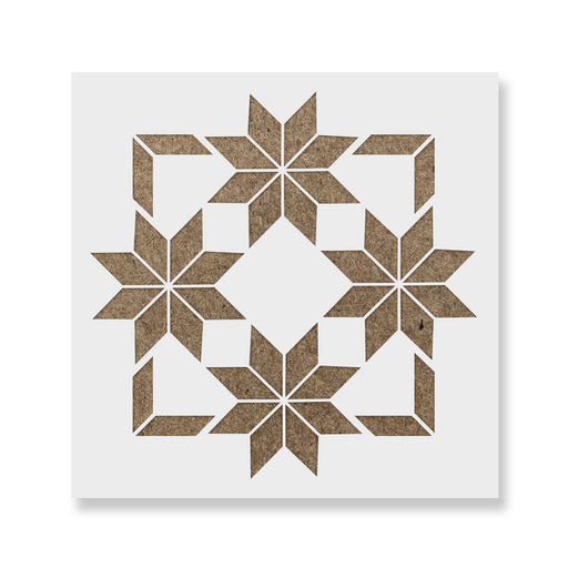 Star Medley Barn Quilt Stencil