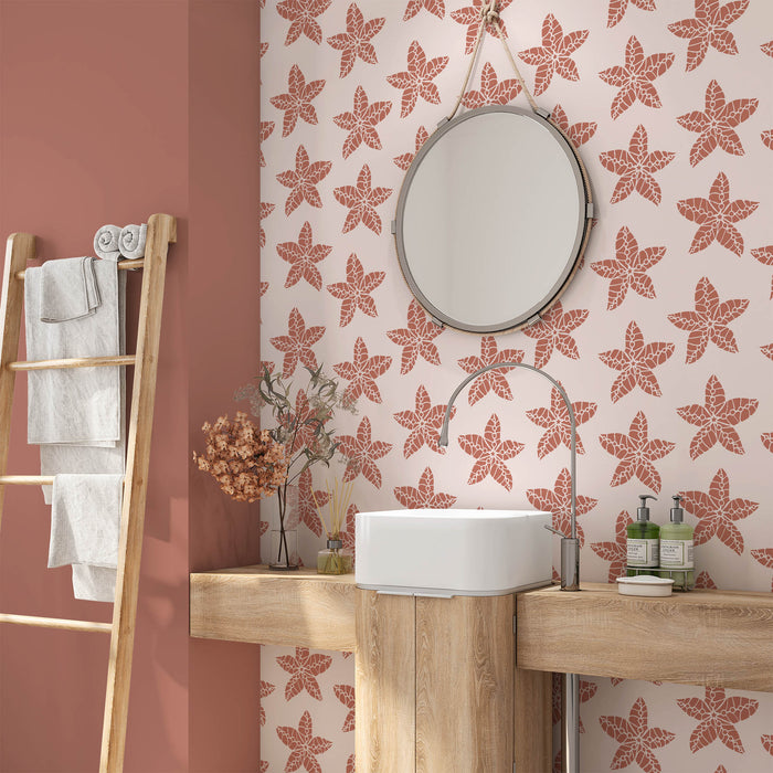 Starfish Pattern Wall Stencil