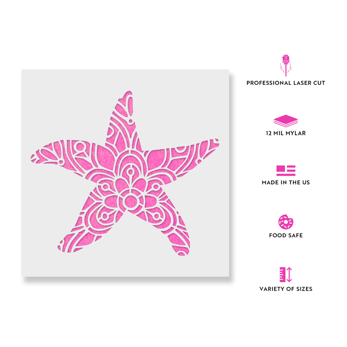 Starfish Stencil