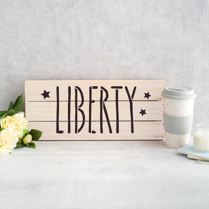 Starry Liberty Independence Stencil