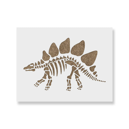 Stegosaurus Dinosaur Skeleton Stencil