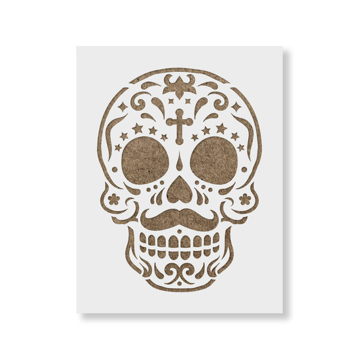 Sugar Skull Gomez Stencil