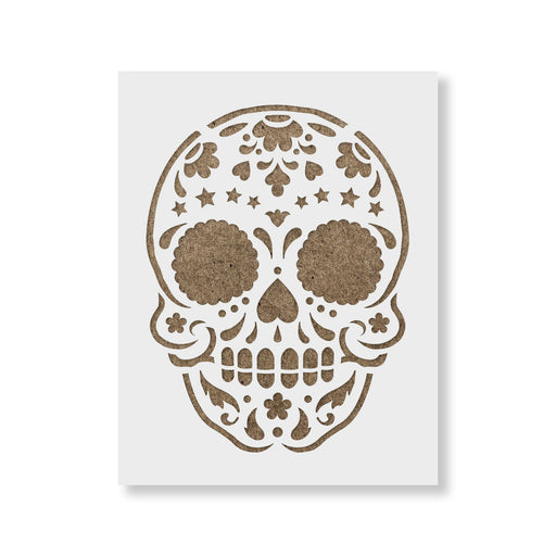 Sugar Skull Starry Stencil