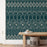 Tribal Rug Pattern Wall Stencil