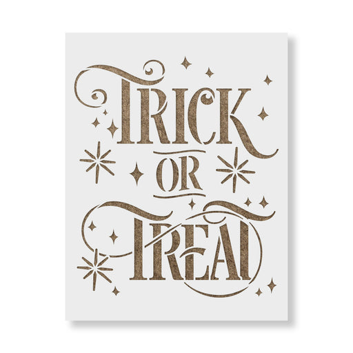 Trick or Treat Sparkles Stencil