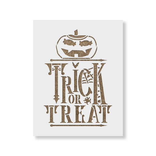 Trick Or Treat Stencil