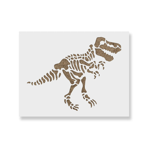 Tyrannosaurus Dinosaur Skeleton Stencil