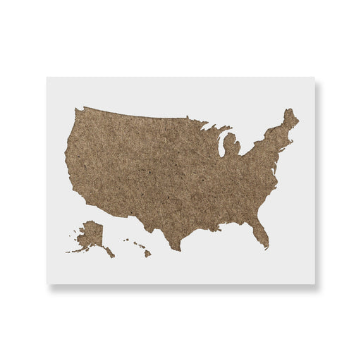 United States Map Stencil