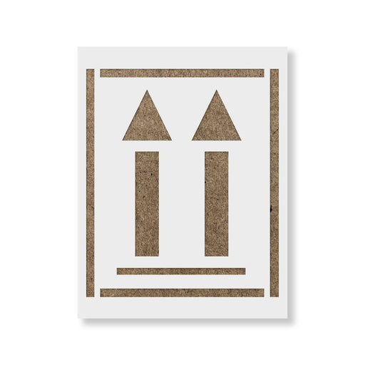 Up Arrow Stencil