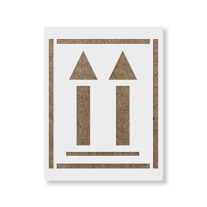 Up Arrow Stencil