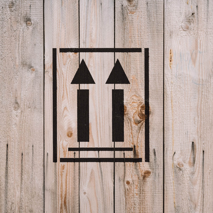 Up Arrow Stencil