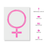 Venus Astrology Symbol Stencil