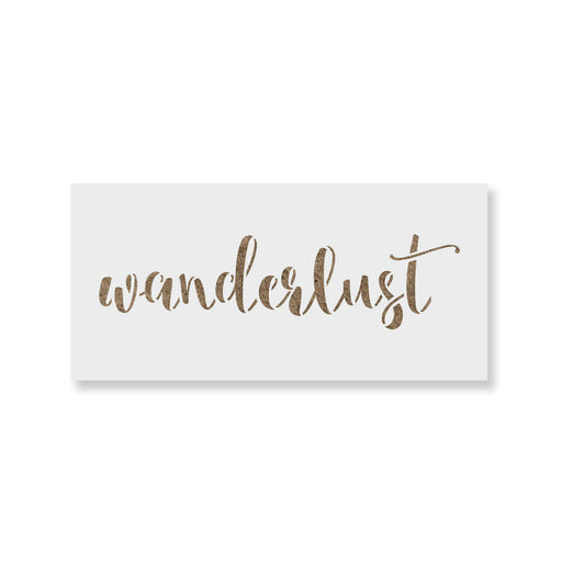 Wanderlust Stencil