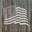 Waving American Flag Stencil