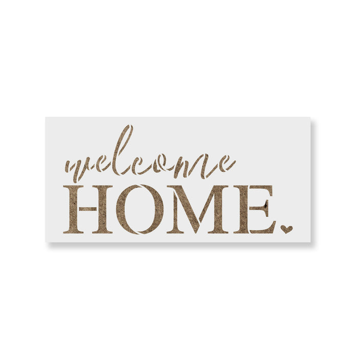 Welcome Home Stencil