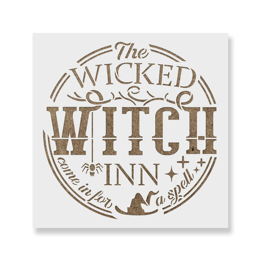 Wicked Witch Inn Spell Stencil