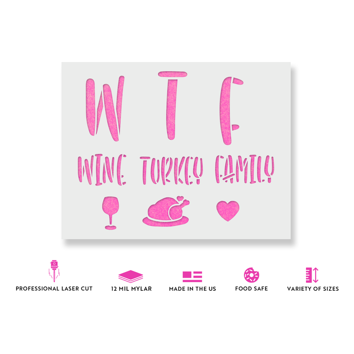 WTF Thanksgiving Stencil