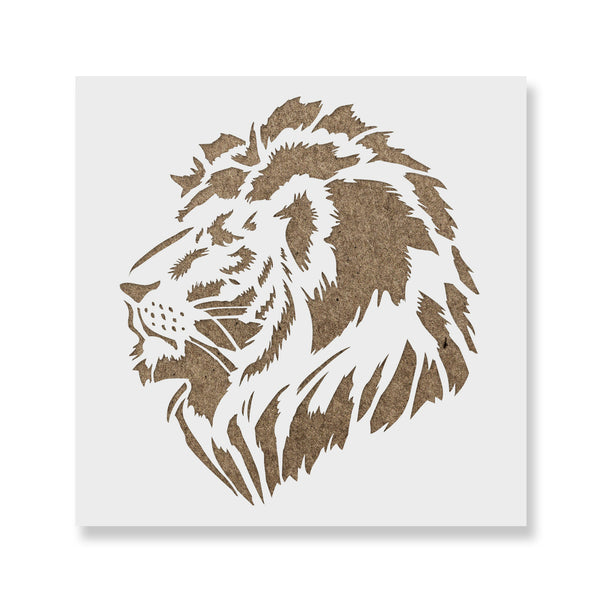 Lion Head Stencils - Stencil Revolution