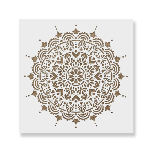 Mandala Stencil COMET - Extra Large Mandala Stencils For Wall And Floor  Painting